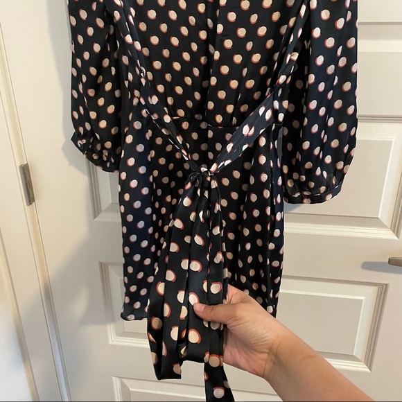 Zara Polka Dot Wrap Romper, Size L, with tags - Picture 7 of 10